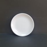 4 Adet Standart Düz Melamin Tatlı & Yemek Servis Tabağı 17 cm - Beyaz