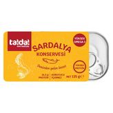 4 Adet Tada Sardalya Konservesi 125 G