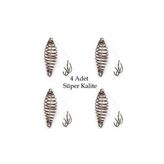 4 adet Yaylı sazan takımı 4 kancalı