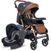4 Baby AB-430 Active Plus Gold Travel Sistem Bebek Arabası Antrasit - Sarı