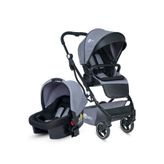 4 Baby Box Siyah Travel Sistem Bebek Arabası Gri