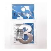 4 Cm Plastik Krom Kaplama Kapı Numarası - 3
