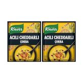 4 Kişilik Acılı Cheddar Çorbası, 74G, 2'li Paket