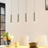 4 LÜ BEYAZ SIRALI MASA ÜSTÜ LEDLİ SARKIT AVİZE (EV İŞYERİ YADA CAFE) MYL003154