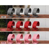 4 Lü Saat Standı Çok Renkli Stand Figürü