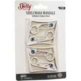 4 Parça Plastik - Yaylı Masa Örtüsü Mandalı Kıskacı (5047)