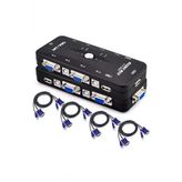 4 Port Usb Kvm Switch + 4 Adet Vga Kvm Kablo