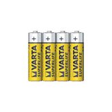 4 X Aa Superlife Manganez Kalem Pil