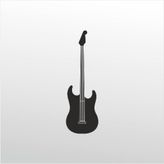 40 cm Elektro Gitar Folyo Sticker