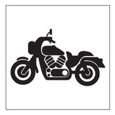 40 cm Motorsiklet Folyo Sticker