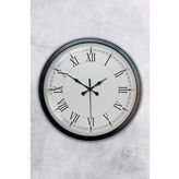 40 Cm Siyah Metal Retro Duvar Saati