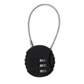 40 MM 3 Haneli Sıfırlanabilir 13 cm Dolap Bagaj Çanta Kilidi Asma Kilit cin539sy