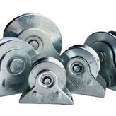 40 MM RAYLI KAPI MAKARASI DEMİR KAPI RAY MAKARASI KEPLİ MAKARA