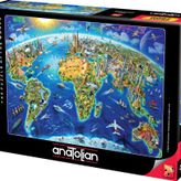 4000 Parça Puzzle: Dünyanın Simgeleri