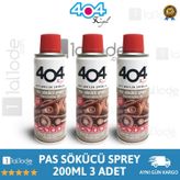 404 Pas Sökücü Sprey 200 Ml. (3 Adet)