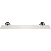 40x10 cm Kaliteli Paslanmaz Cam Banyo Rafı