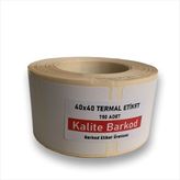 40X40 Termal Etiket | Rulo Barkod Etiketi