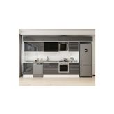 410X240 Cm High Gloss Mutfak Dolabı Mb-E90S60S60-3 High Gloss | Antrasit - Suntalam