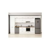 410X240 Cm Klasik Mebran Mutfak Dolabı Beyaz Mbb-E90B60S60-1 Mebran | Beyaz - Suntalam
