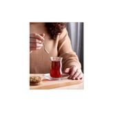42981 Çiftebelli Çay Bardağı 6 Lı - Turuncu