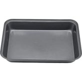 42X28 Teflon Fırın Tepsisi Dikdörtgen Yanmaz Yapışmaz - 42 cm - Gri