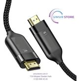 4K 60Hz Örgü HDMI 2.0 Kablosu - 2m