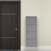 4'lü Metal Ayakkabılık ( Gri )
