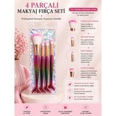 4'lü Pudra-Makyaj Fırça Seti