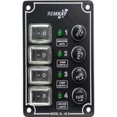 4'lü Switch Panel Izoleli Sigorta Paneli