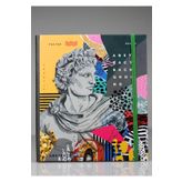 4nio HEYKEL ÇİZGİLİ KALIN KAPAKLI DEFTER