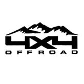 4X4 OFF ROAD Dağlar Araba Sticker
