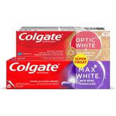 5 Adet Colgate Max White Purple 75 Ml+Optic White 50 ml