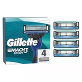 5 Adet Gillette Mach3 Start Yedek Tıraş Bıçağı 4'Lü