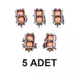 5 Adet Micro Step Motor 6.5X4.7mm 2 Faz 4 Telli