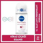 5 Adet Nivea Fresh Cherry Kadın Deodorant Roll-On 50 Ml