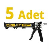 5 Adet - Ultra Black Silikon Tabancası Atg