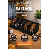 5 Bölmeli Kemer Takı Çorap Organizeri Dolap Düzenleyici