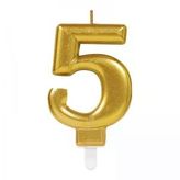 5 Rakam Mum Gold Renk (5517)