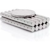 50 Adet 5x5 mm Yuvarlak Güçlü Neodyum Mıknatıs (Çap 5 mm Kalınlık 5 mm)
