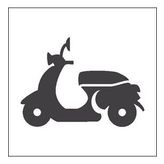50 cm Motorsiklet Folyo Sticker