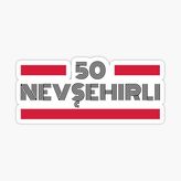 50 Nevşehirli Plaka Araba Sticker Yapıştırması