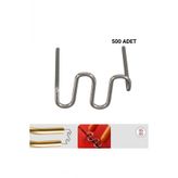 500 Adet 0,6Mm Dalgalı Tip Plastik Kaynak Zımba Teli