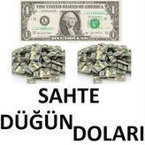 500 Adet 1 Dolar Geçersiz Düğün Para Sahte Dolar Para