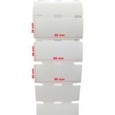 500 Sarım Karton Raf Etiketi 38x80 MM