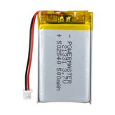 502540 3.7 Volt 500 Mah Lityum Polimer Pil