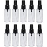 50Ml - 10 Adet - Şeffaf Boş Plastik Pet Şişe