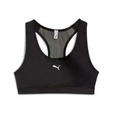 52814901 Puma 4KEEPS BRA PADDED SMALL CAT Siyah Kadın Sütyen & Bralet