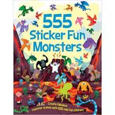 555 Sticker Fun - Monsters