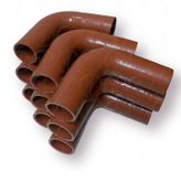 55X150X150 DİRSEK 90' SİLİKON HORTUM (KIRMIZI)