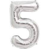 5DM 5 Yaş Gümüş Balon